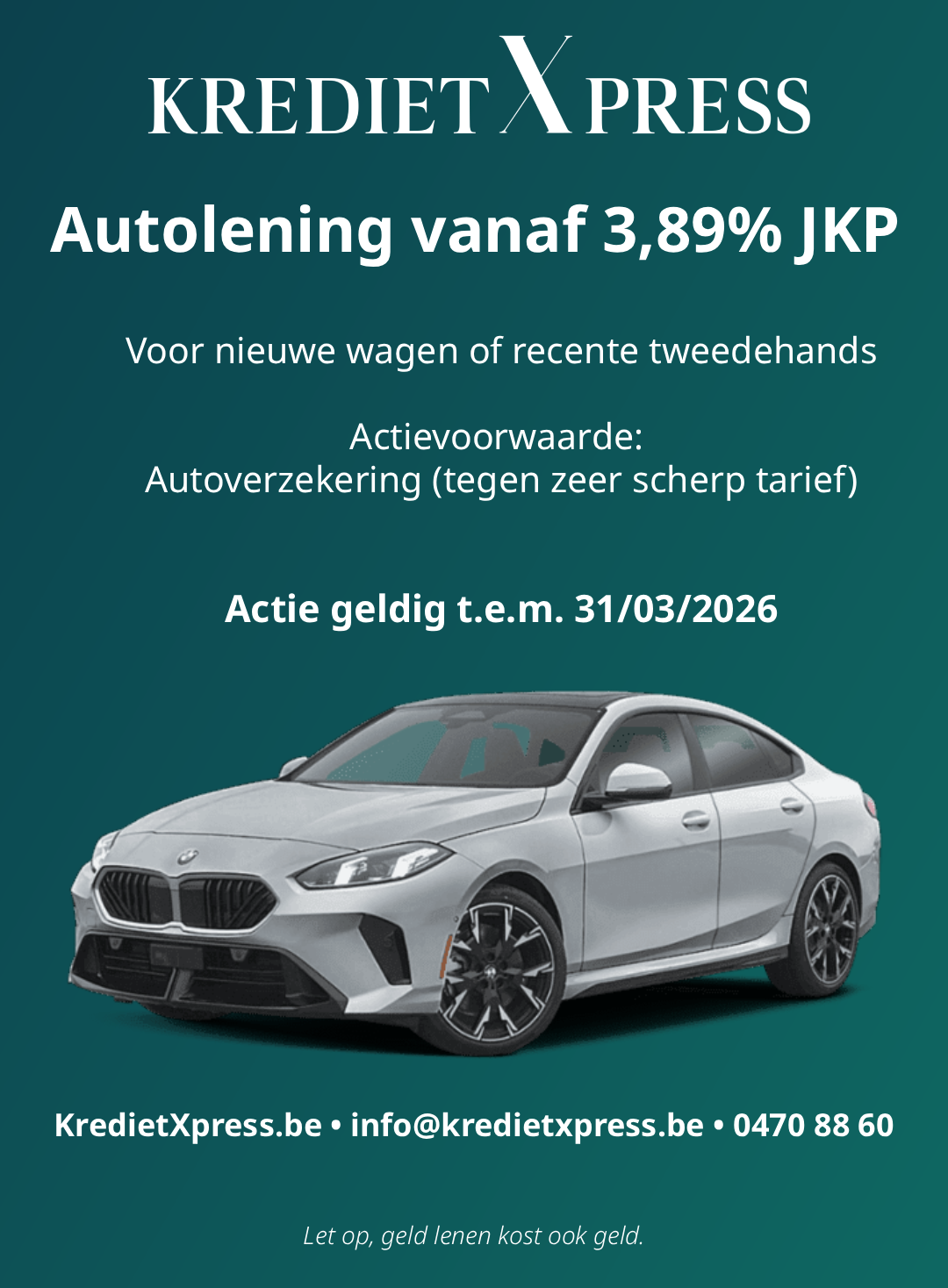 Autosalon actie autolening